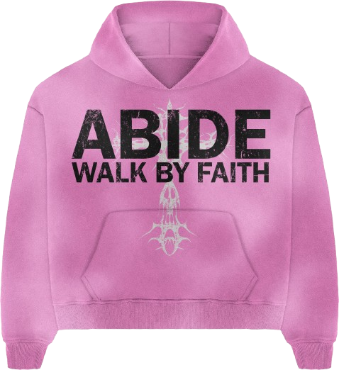 Abide “Walk By Faith” Acid Wash Hoodie
